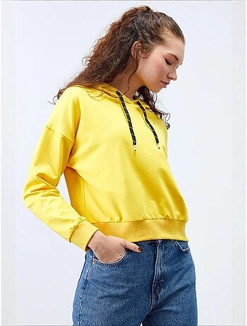 Sudadera con capucha relaxed con detalle de cordón tommy