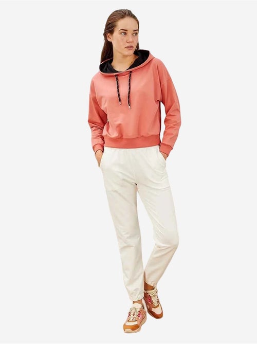 Sudadera con capucha relaxed con detalle de cordón tommy - Kiabi