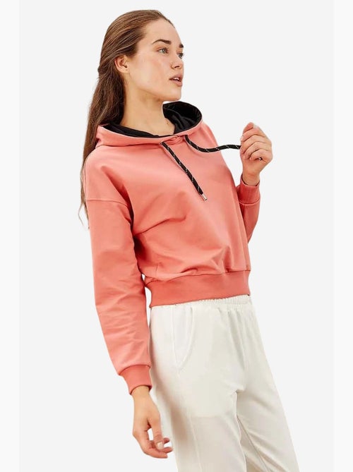 Sudadera con capucha relaxed con detalle de cordón tommy - Kiabi