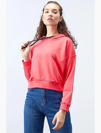 Sudadera con capucha relaxed con detalle de cordón tommy