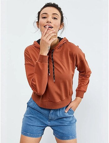 Sudadera con capucha relaxed con detalle de cordón tommy