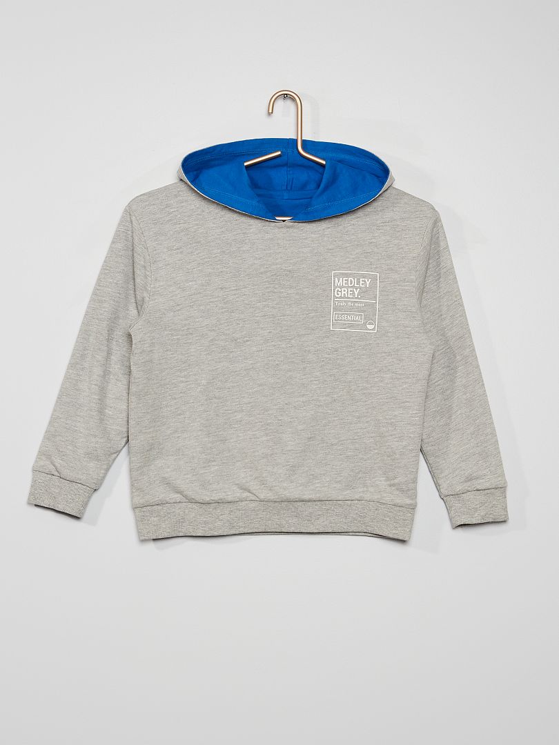 Sudadera con capucha - AZUL - Kiabi - 10.00€