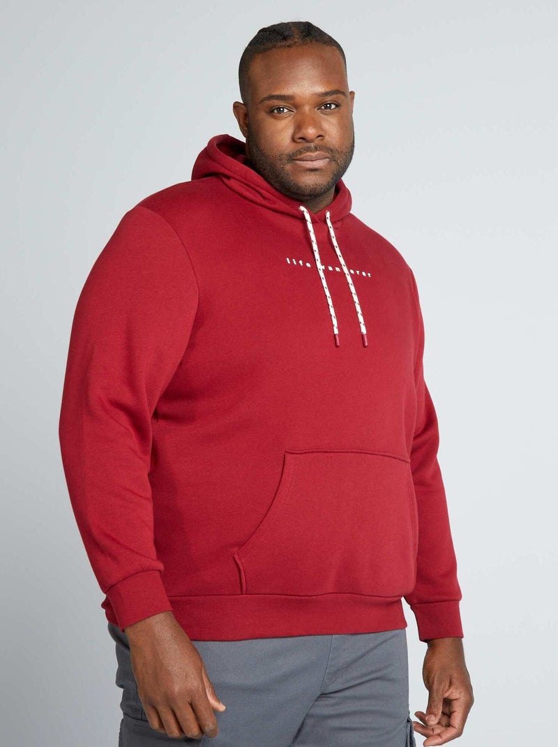 Sudadera con capucha ROJO - Kiabi