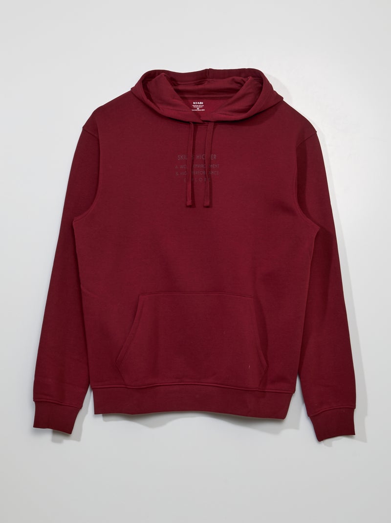 Sudadera con capucha ROJO - Kiabi