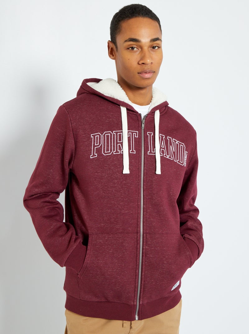Sudadera con capucha ROJO - Kiabi