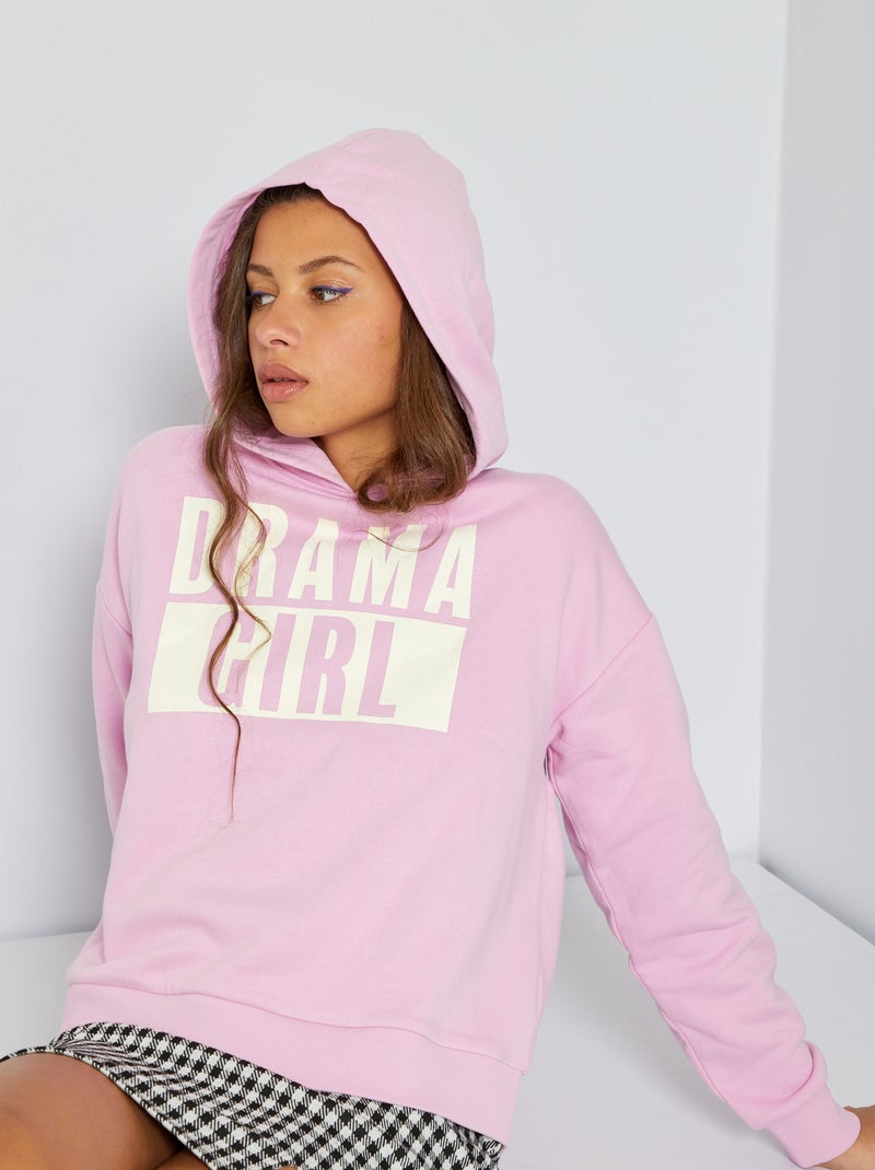 Sudadera con capucha ROSA - Kiabi
