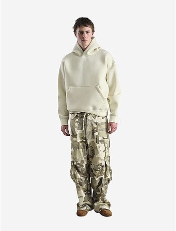 Sudadera con capucha scuba oversize para hombre giesto