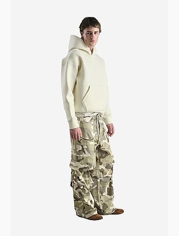 Sudadera con capucha scuba oversize para hombre giesto