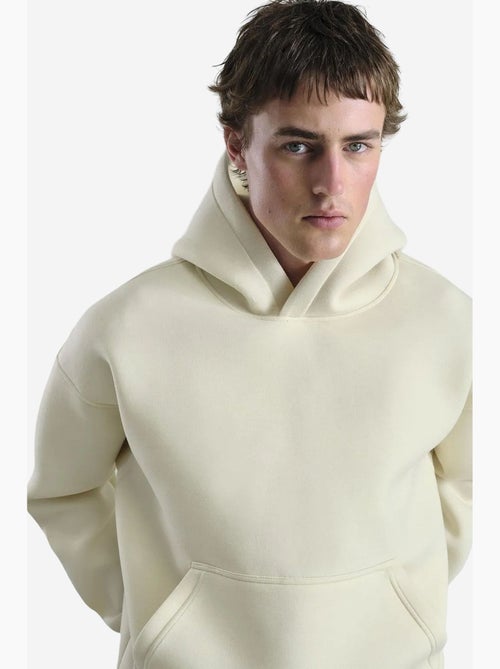 Sudadera con capucha scuba oversize para hombre giesto - Kiabi Sudadera con capucha scuba oversize para hombre giesto - Kiabi