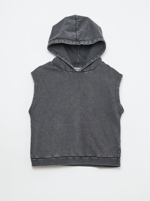 Sudadera con capucha sin mangas - Kiabi