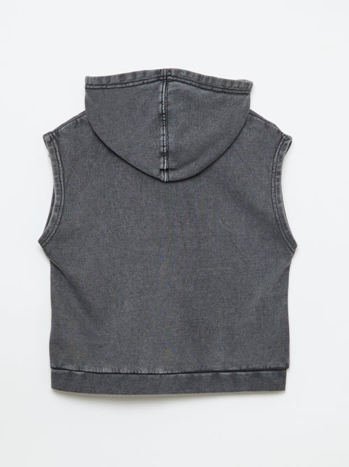 Sudadera con capucha sin mangas - Kiabi