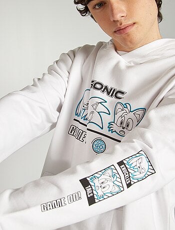 Sudadera con capucha 'Sonic' con estampado en ambos lados