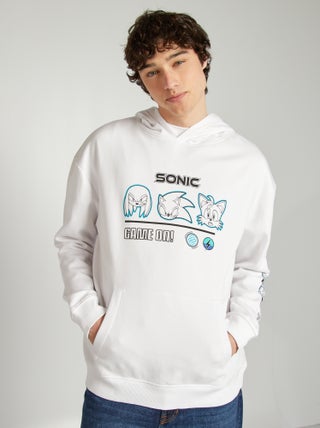 Sudadera con capucha 'Sonic' con estampado en ambos lados