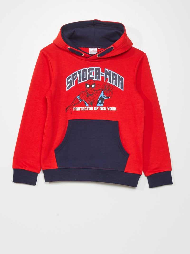 Sudadera con capucha 'Spider-Man' ROJO - Kiabi