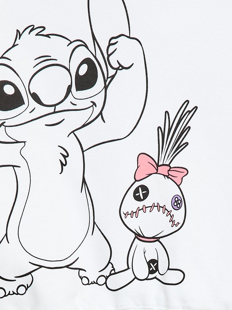 Sudadera con capucha 'Stitch' de 'Disney' Blanco - Kiabi