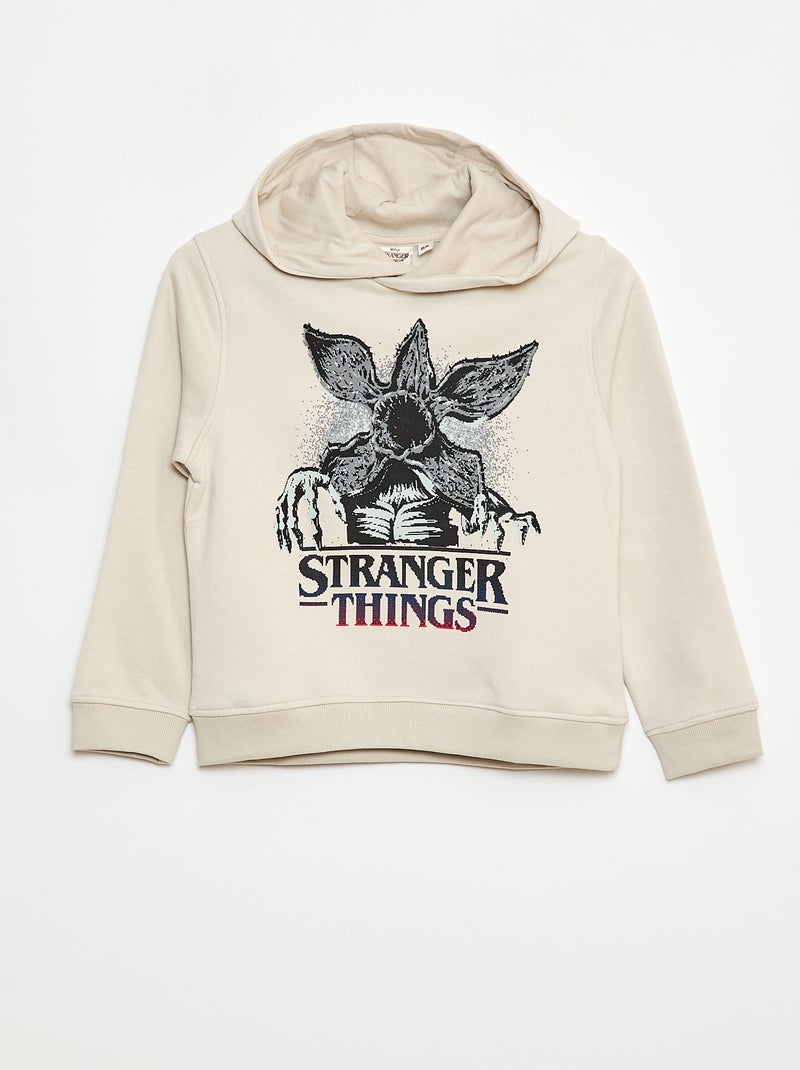 Sudadera con capucha 'Stranger Things' Blanco - Kiabi