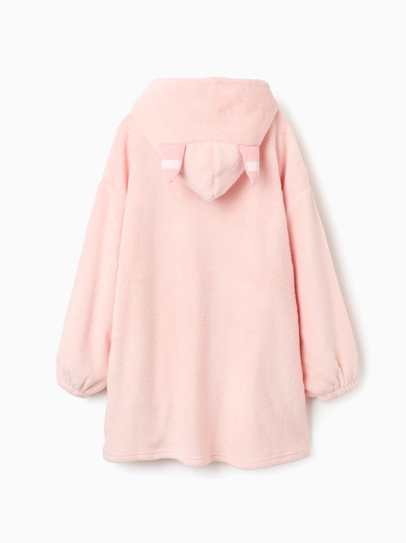 Sudadera con Capucha Suave y Confortable Rosa oscuro - Kiabi