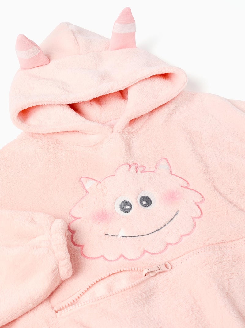 Sudadera con Capucha Suave y Confortable Rosa oscuro - Kiabi