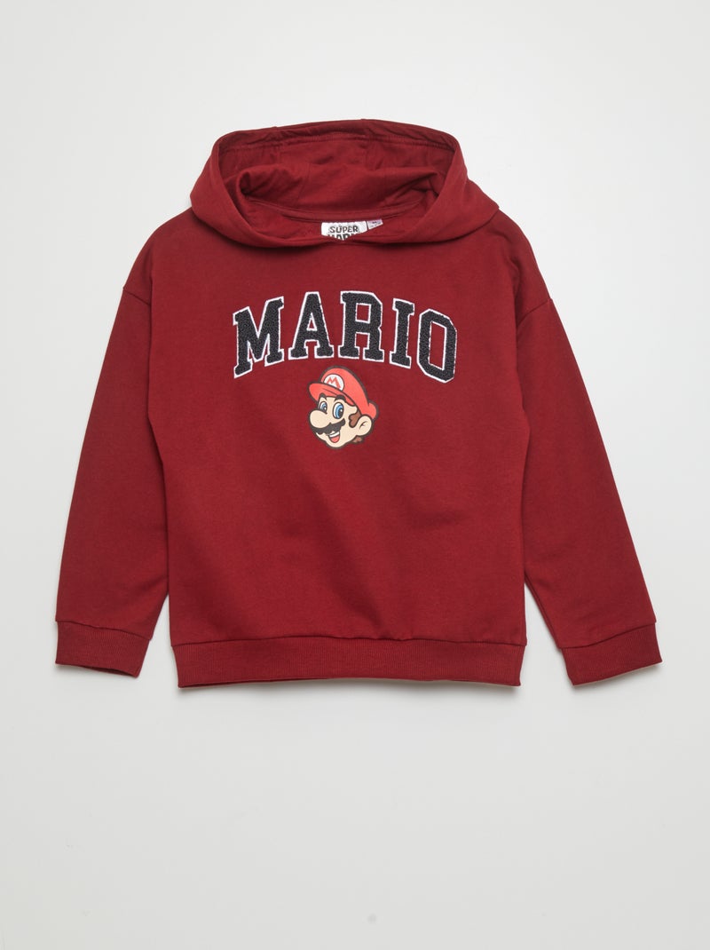 Sudadera con capucha 'Super Mario' ROJO - Kiabi