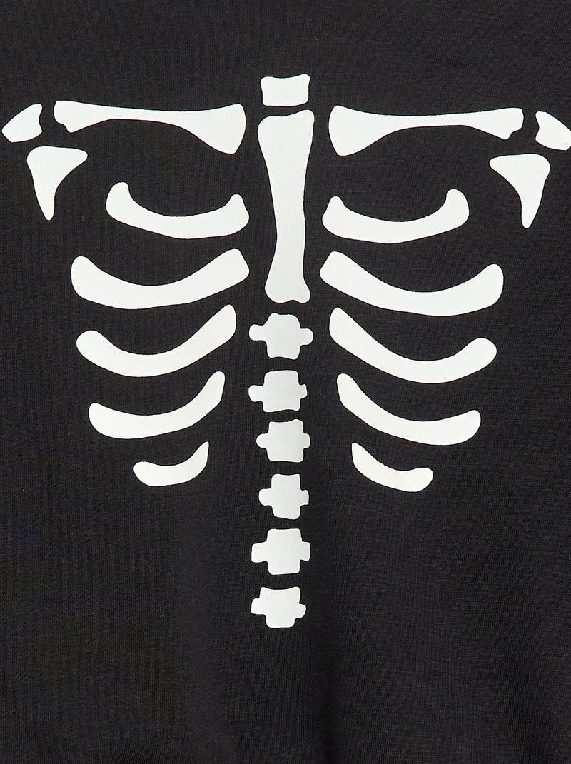 Sudadera con capucha temática 'Halloween' Negro - Kiabi