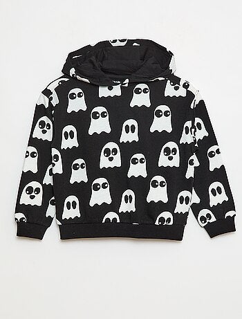 Sudadera con capucha temática 'Halloween'