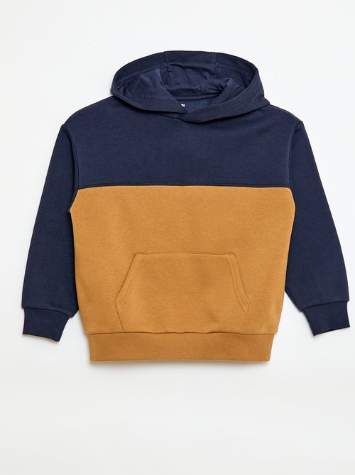 Sudadera con capucha tipo canguro - Kiabi