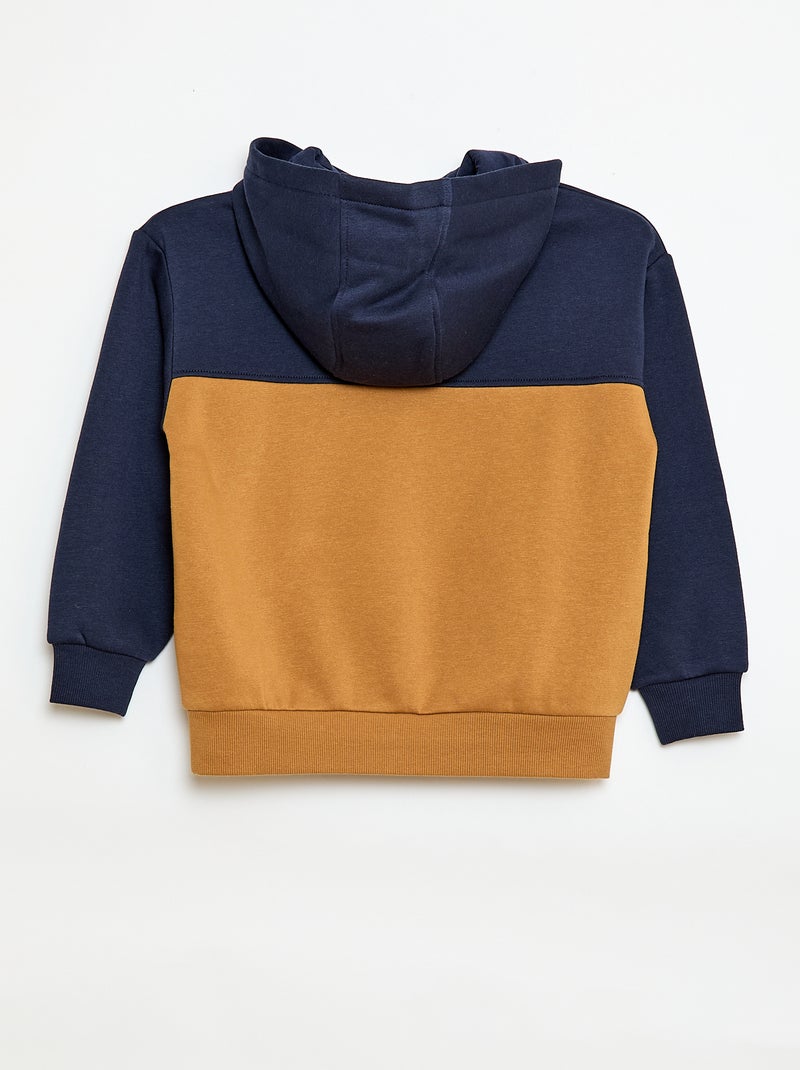 Sudadera con capucha tipo canguro Azul - Kiabi