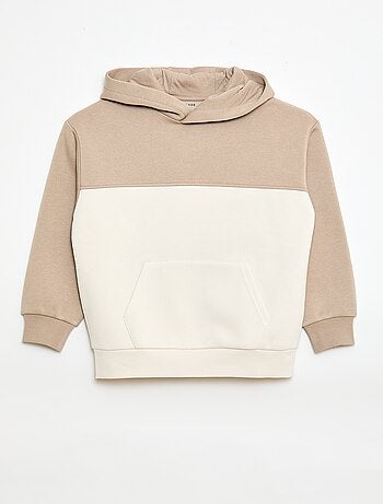 Sudadera con capucha tipo canguro