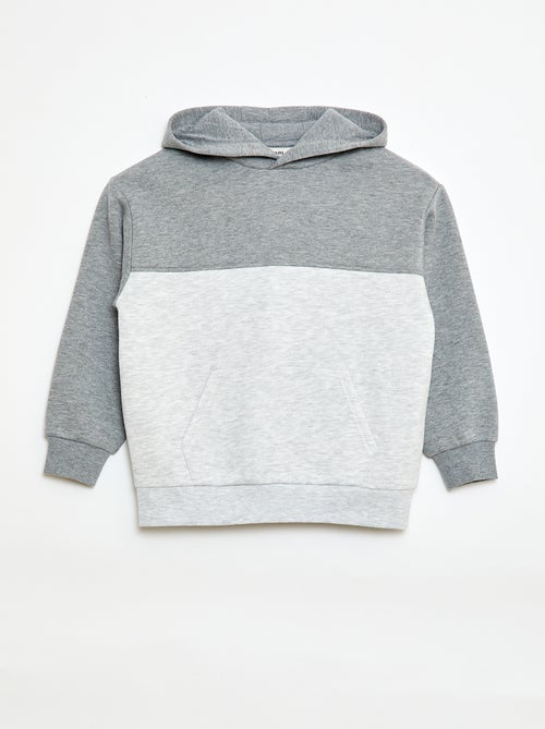 Sudadera con capucha tipo canguro - Kiabi