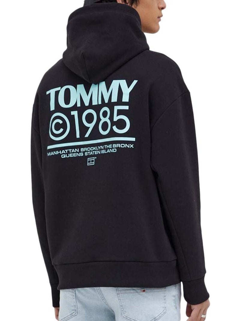 Sudadera con Capucha Tommy Hilfiger para Hombre Negro - Kiabi