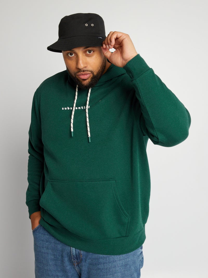 Sudadera con capucha VERDE - Kiabi