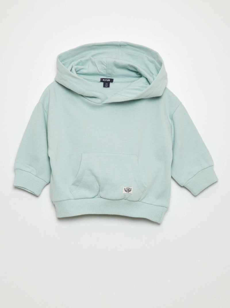 Sudadera con capucha VERDE - Kiabi