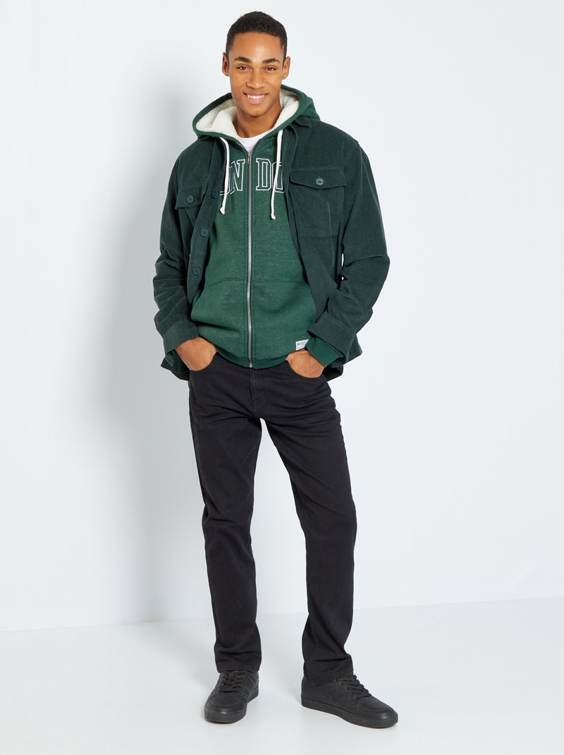 Sudadera con capucha VERDE - Kiabi