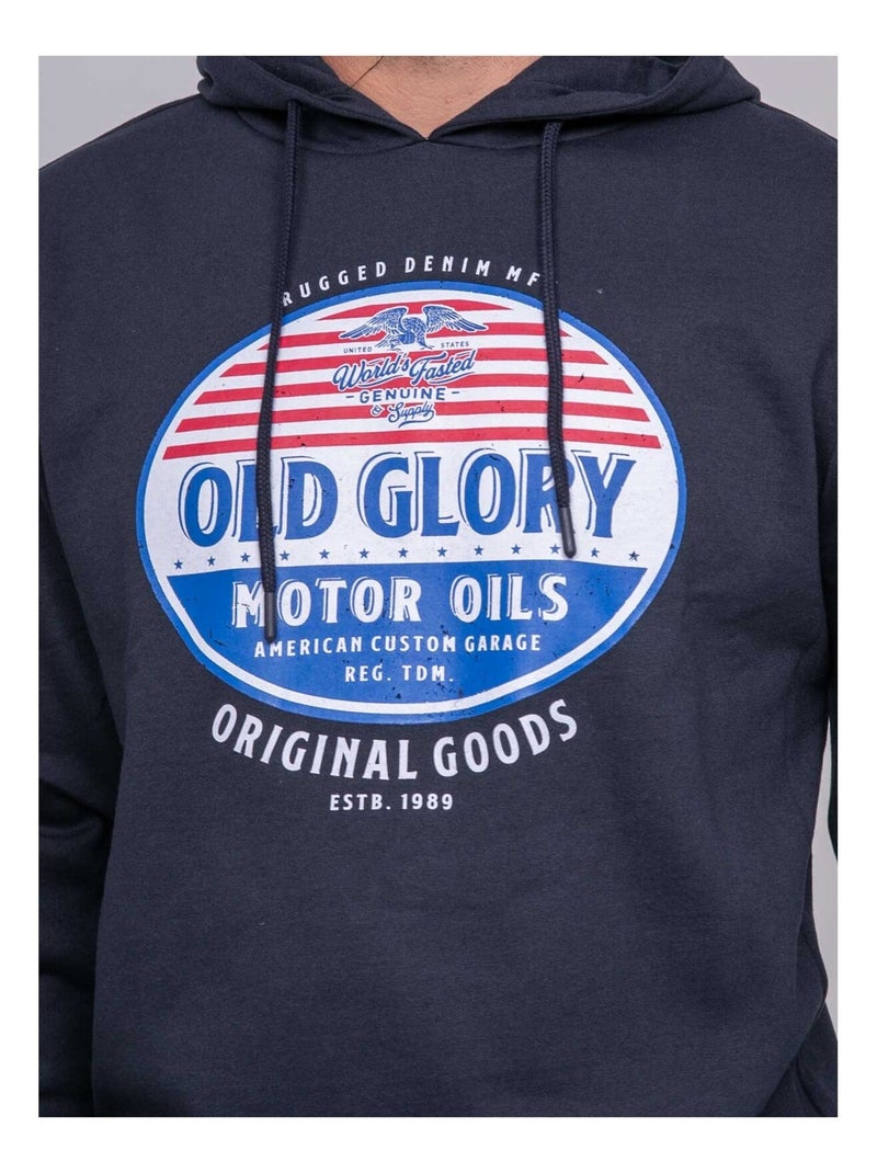 Sudadera con capucha WAGIMIX Azul marino - Kiabi