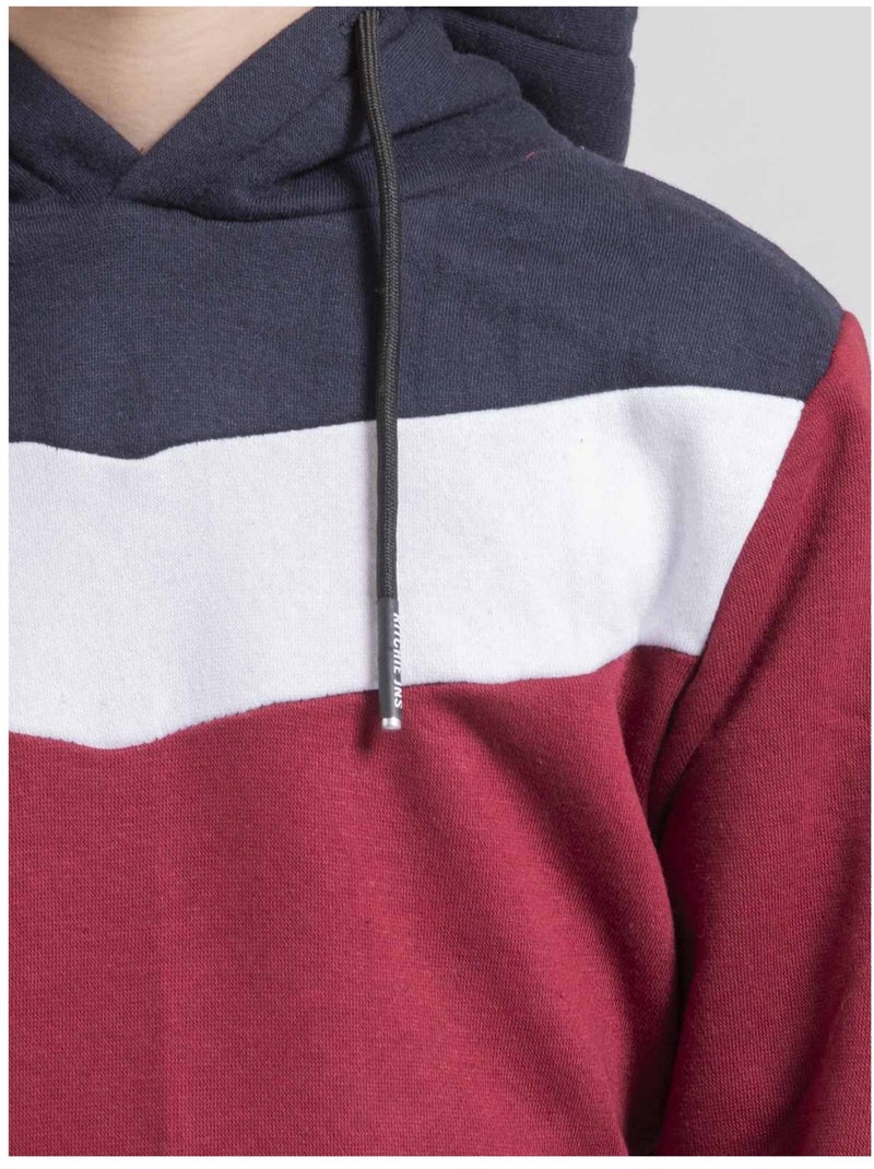Sudadera con capucha WARCY-J Burdeos - Kiabi