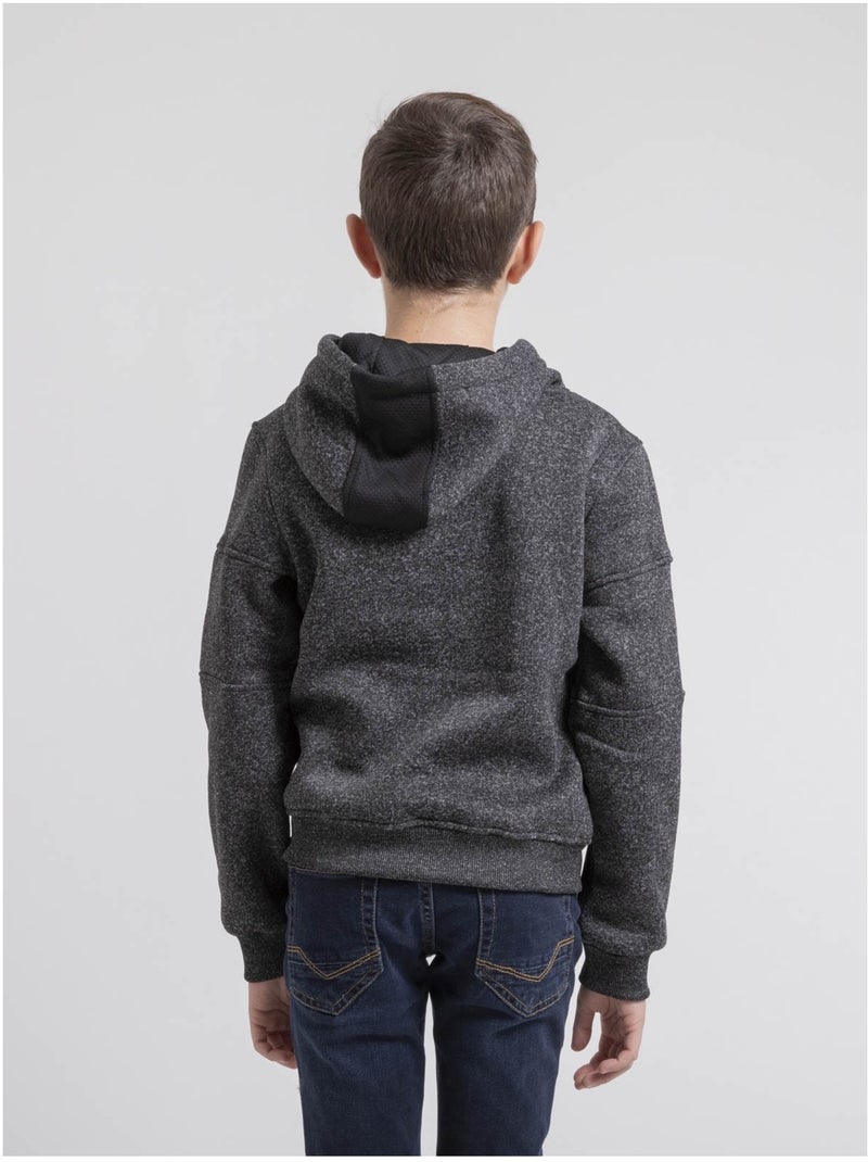 Sudadera con capucha WOPILO-J Gris antracita - Kiabi