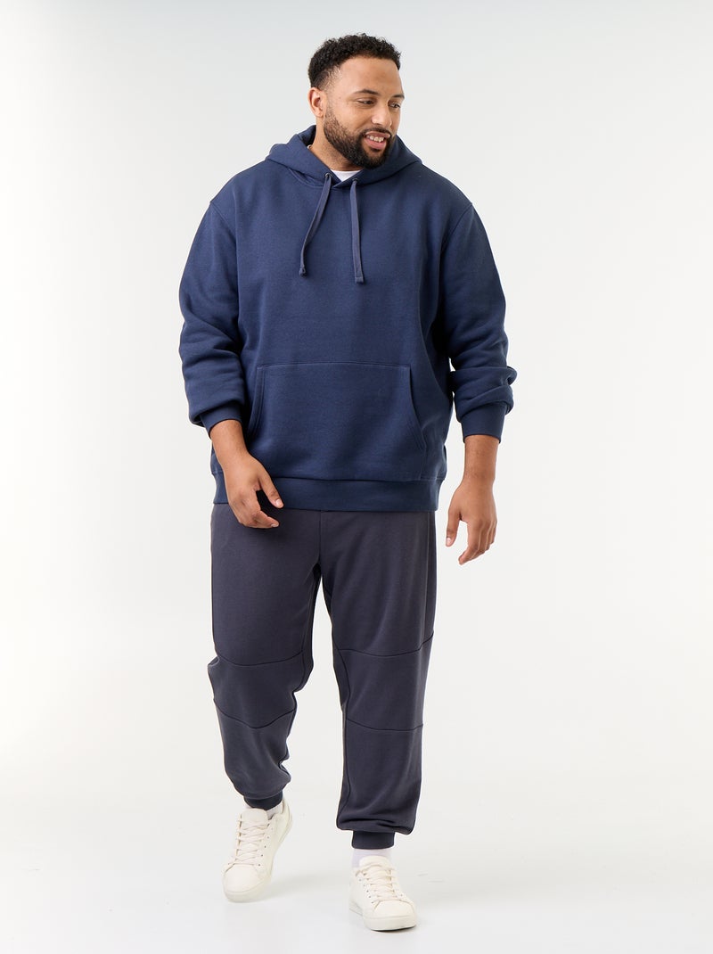 Sudadera con capucha y bolsillo canguro Azul - Kiabi