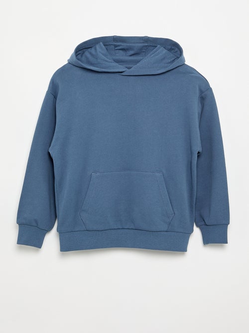 Sudadera con capucha y bolsillo canguro - Kiabi