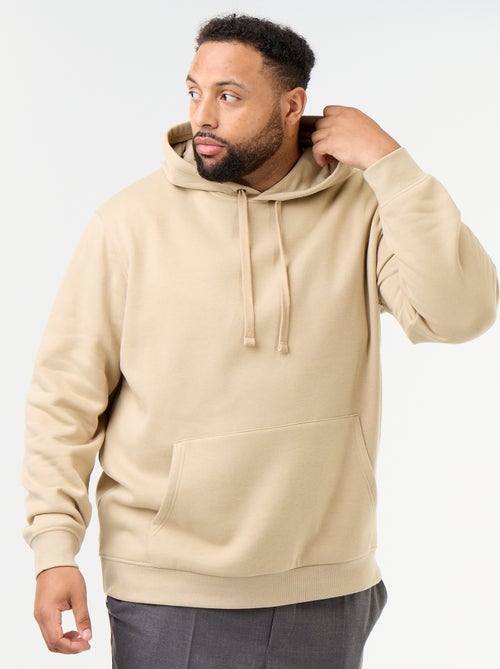 Sudadera con capucha y bolsillo canguro - Kiabi Sudadera con capucha y bolsillo canguro - Kiabi