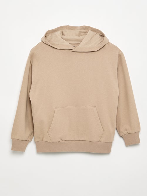 Sudadera con capucha y bolsillo canguro - Kiabi