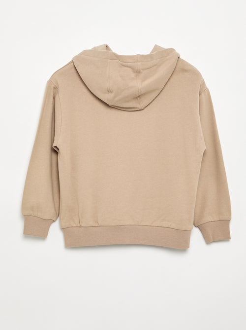 Sudadera con capucha y bolsillo canguro - Kiabi
