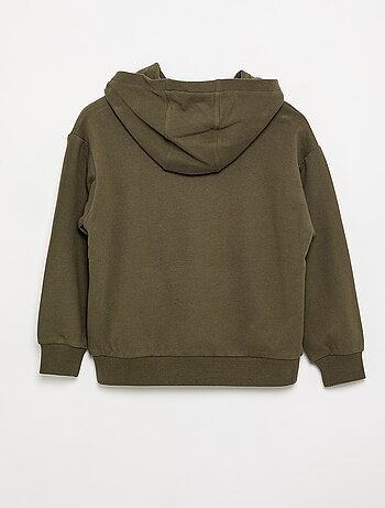 Sudadera con capucha y bolsillo canguro