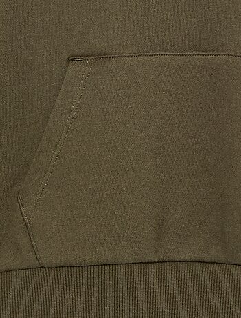 Sudadera con capucha y bolsillo canguro