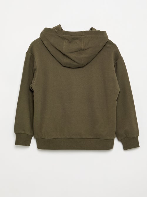 Sudadera con capucha y bolsillo canguro - Kiabi