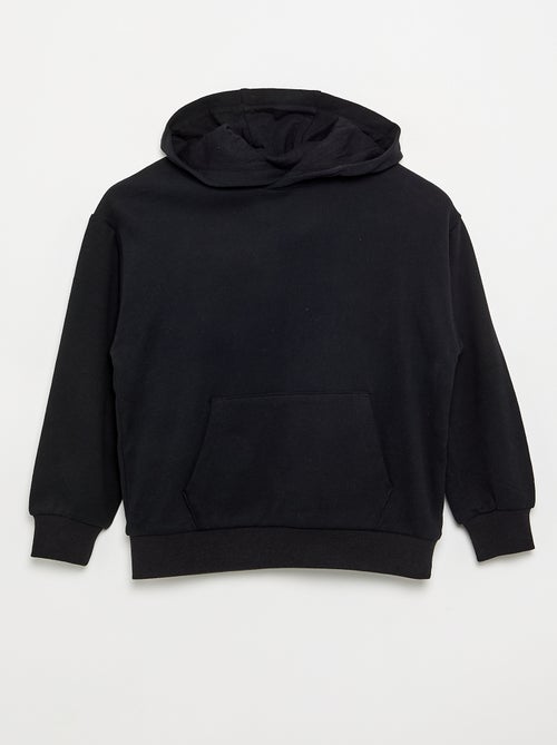 Sudadera con capucha y bolsillo canguro - Kiabi Sudadera con capucha y bolsillo canguro - Kiabi