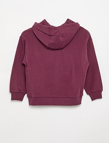 Sudadera con capucha y bolsillo canguro