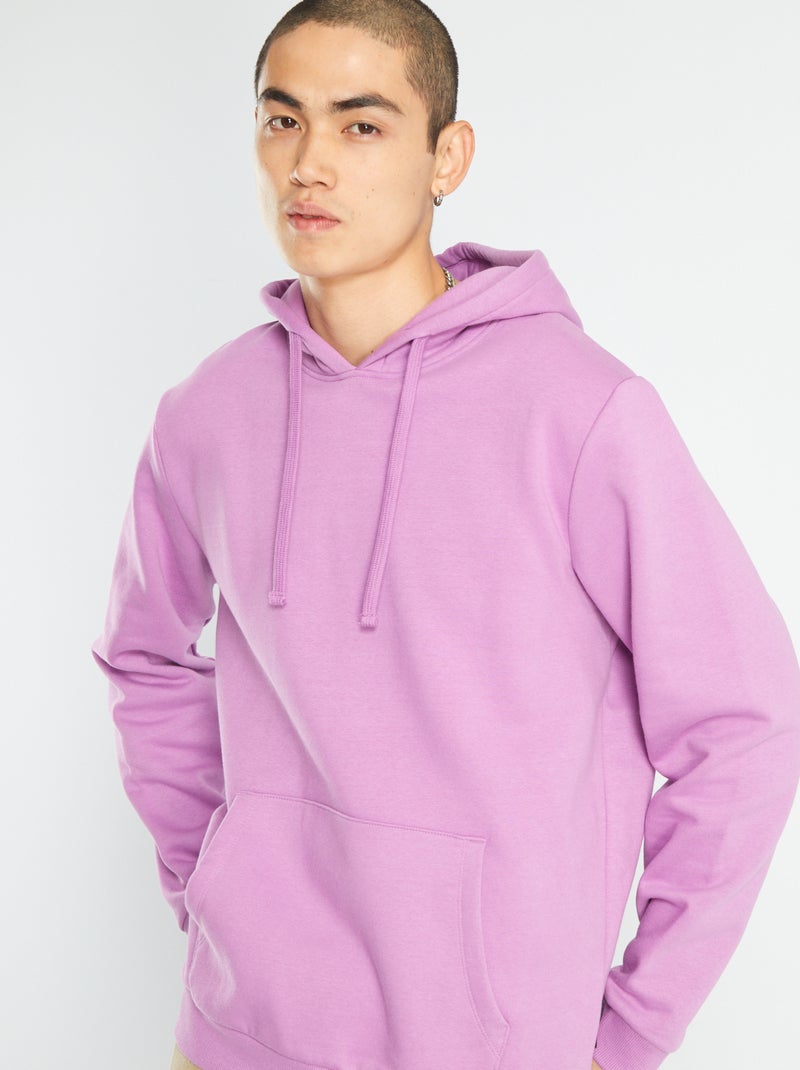 Sudadera Con Capucha Para Hombre Con Bolsillo Canguro Sólido Con Cordón (color Negro, Talla XXL