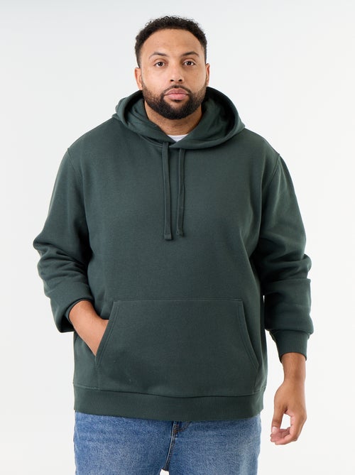 Sudadera con capucha y bolsillo canguro - Kiabi Sudadera con capucha y bolsillo canguro - Kiabi