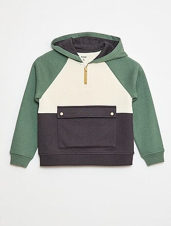 Sudadera con capucha y bolsillo con solapa - So Easy