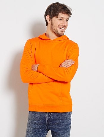 sudadera hombre naranja